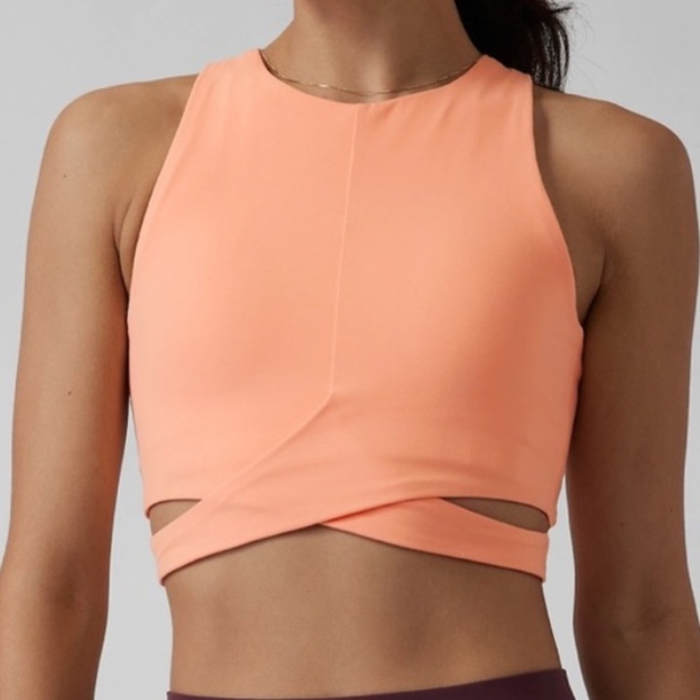 ATHLETA NWT Conscious Crop Cut Out Bra - Size XL, A-C Cup